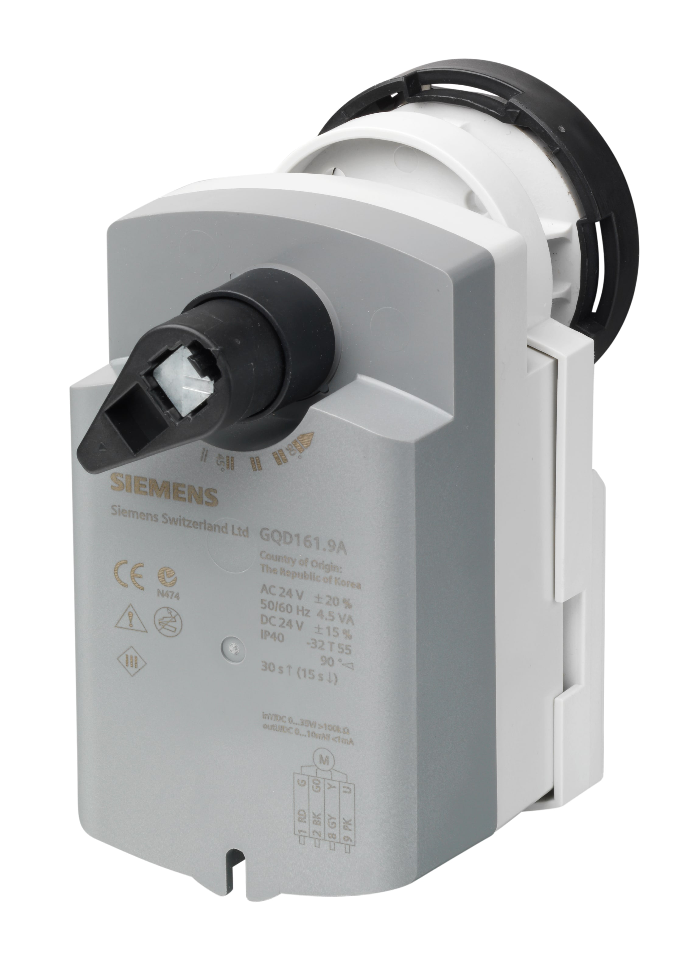 SIEMENS - GQD121.9A Serv.valv.sfera 2Nm 24V AC/DC