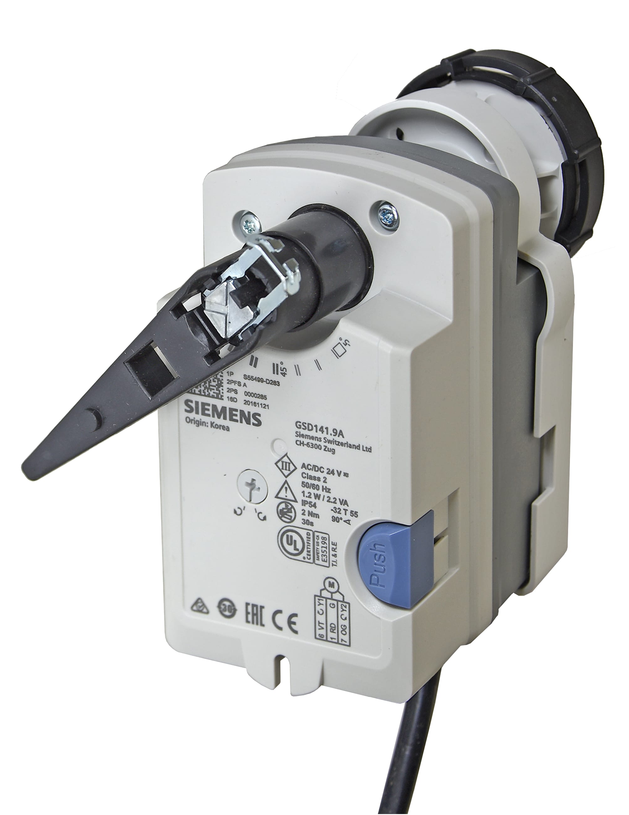 SIEMENS - GSD141.9A Serv.valv.sfera 2Nm 24V AC/DC