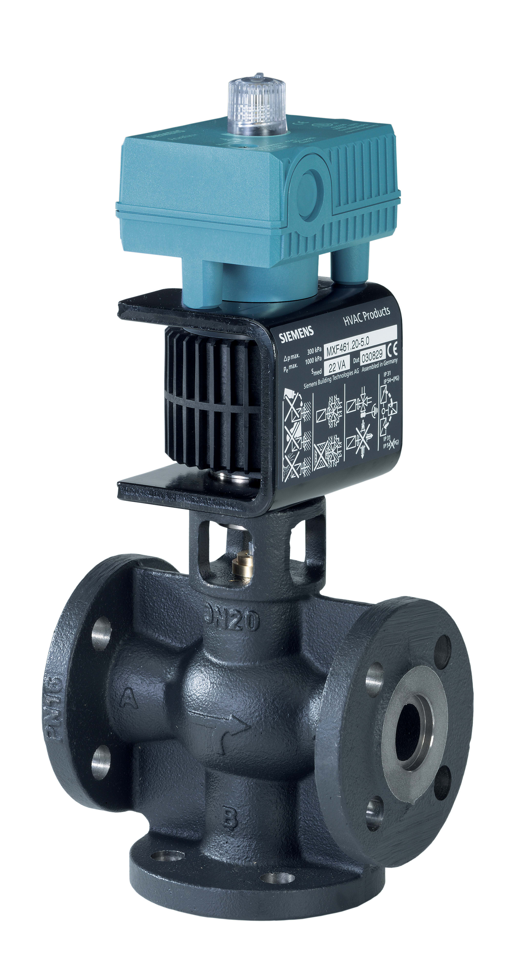 SIEMENS - Valvola magnetica 3 vie DN40