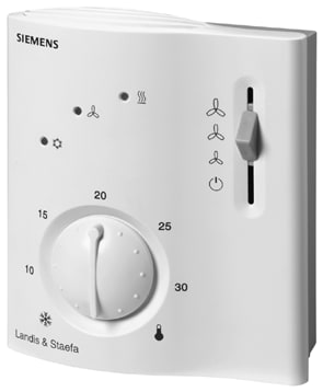 SIEMENS - T.ambiente per imp.fan coil 2-tubi