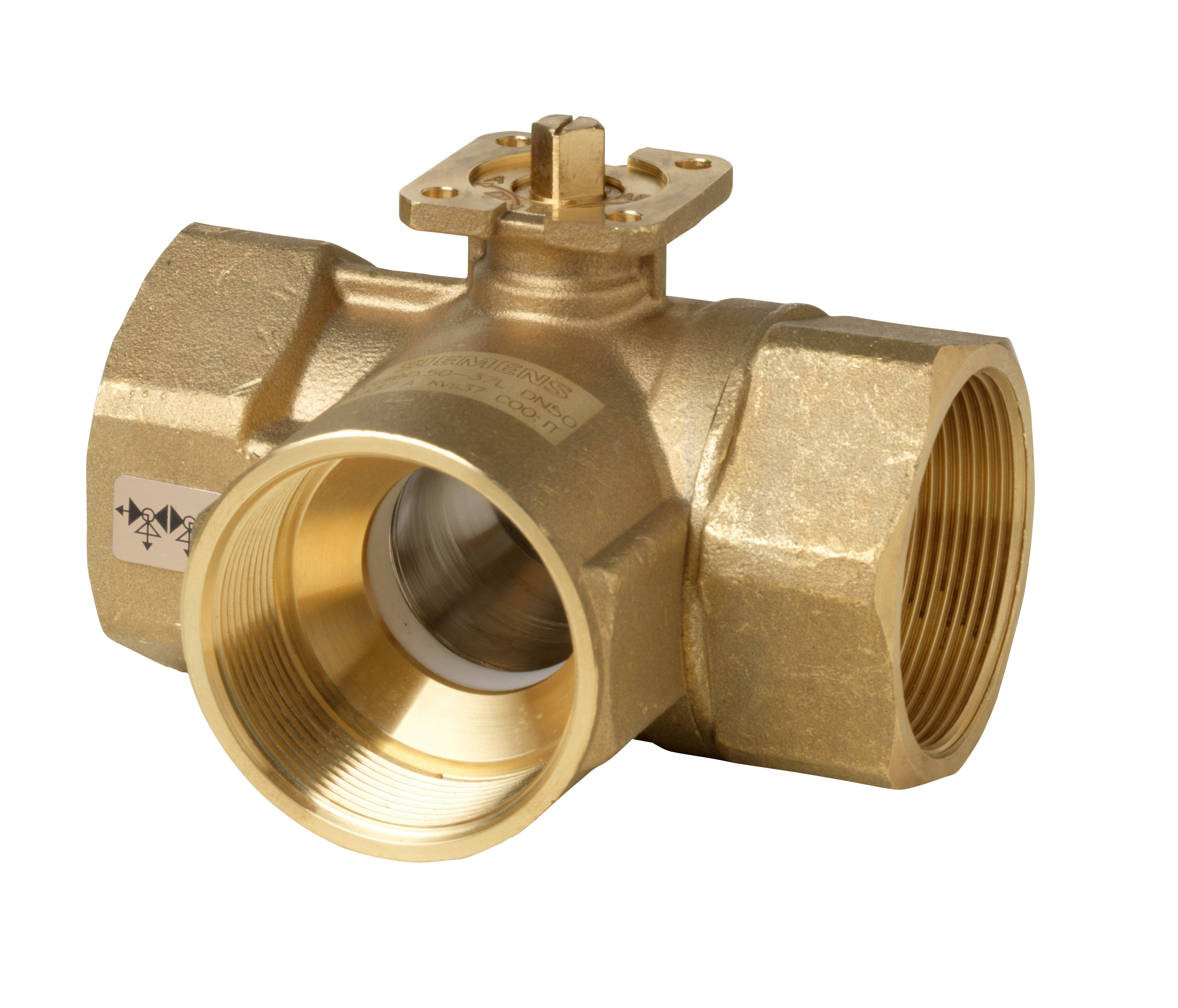 SIEMENS - Val. sfera 3 vie dev. L F/F DN50 PN40 KVS37