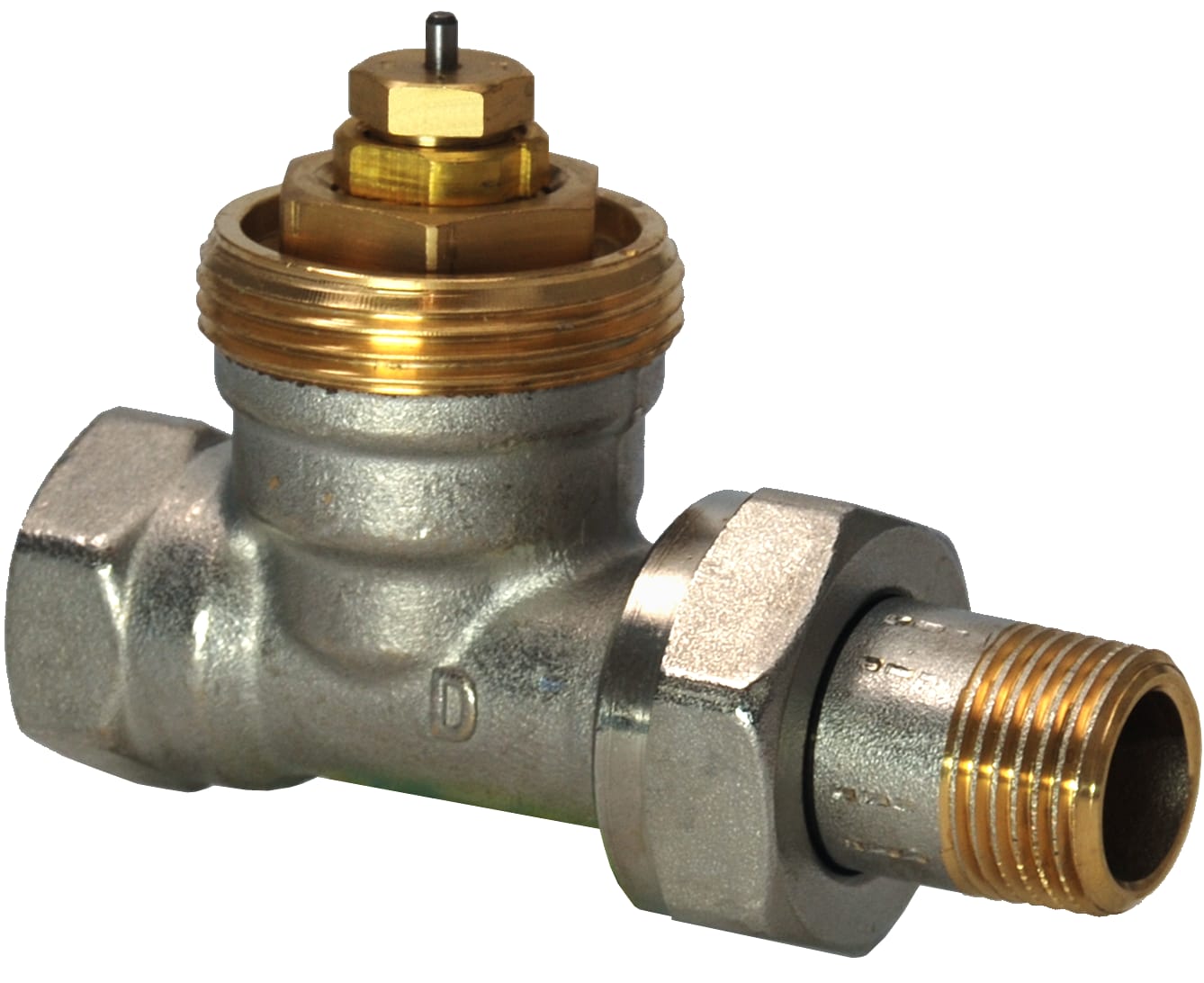 SIEMENS - Valvola dritta per radiatore 3/8 nf