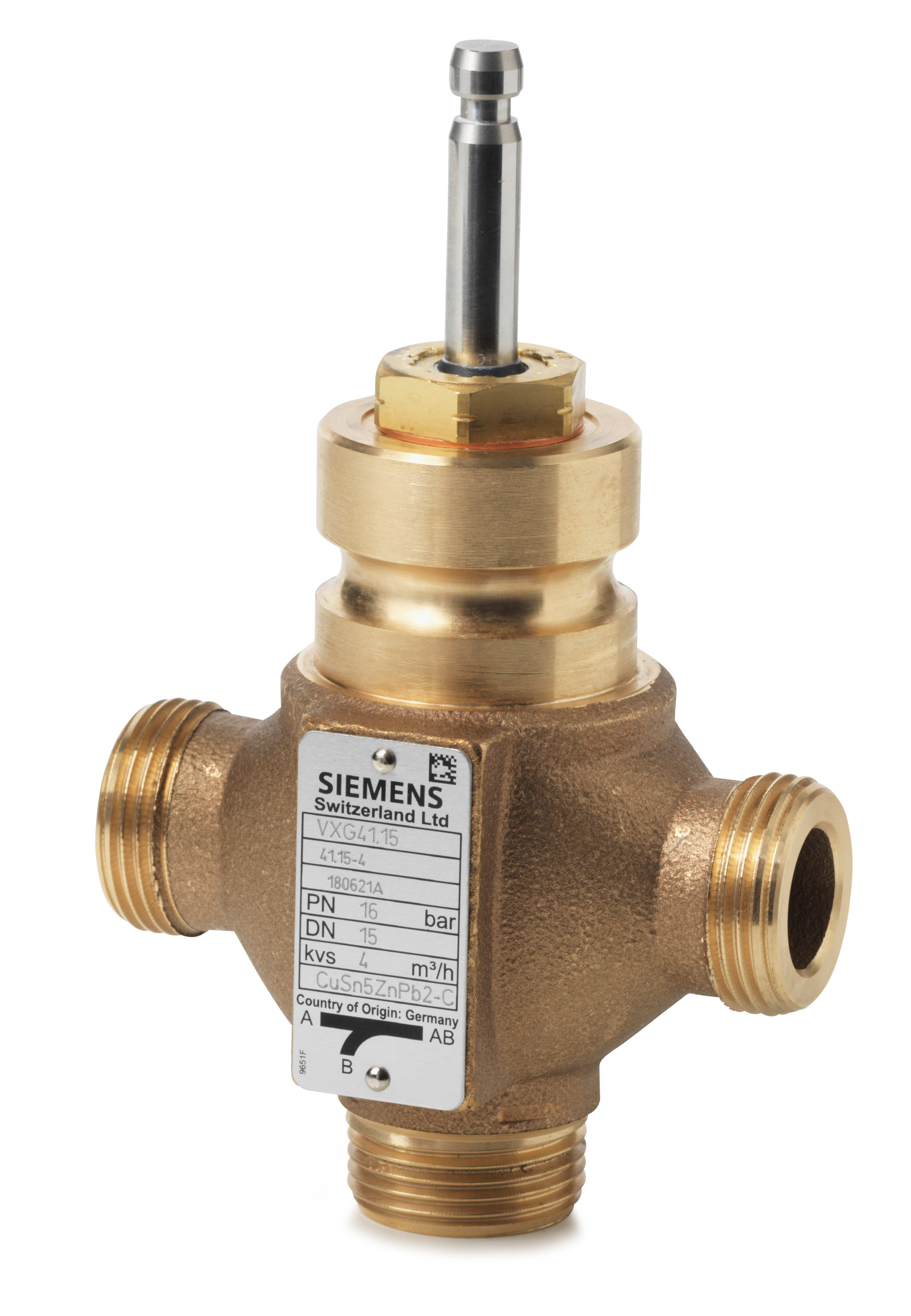 SIEMENS - VALVOLA 3 VIE SEDE/OTTURATORE DN15 PN16 FIL