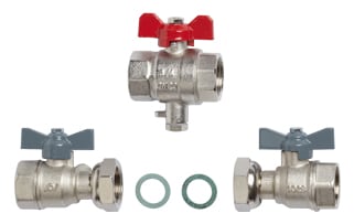 SIEMENS - Set Rp1/2 valv sfera Rp1/2 girello G3/4