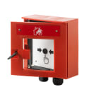 SIEMENS - Pulsante manuale ad attivazione diretta di segnalazione incendio indirizzabile per impieghi gravosi .Design dellalloggiamento molto resistente allus
