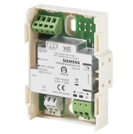 SIEMENS - FDCIO221 Modulo 1 ingresso/1 uscita S54312-F2-A1