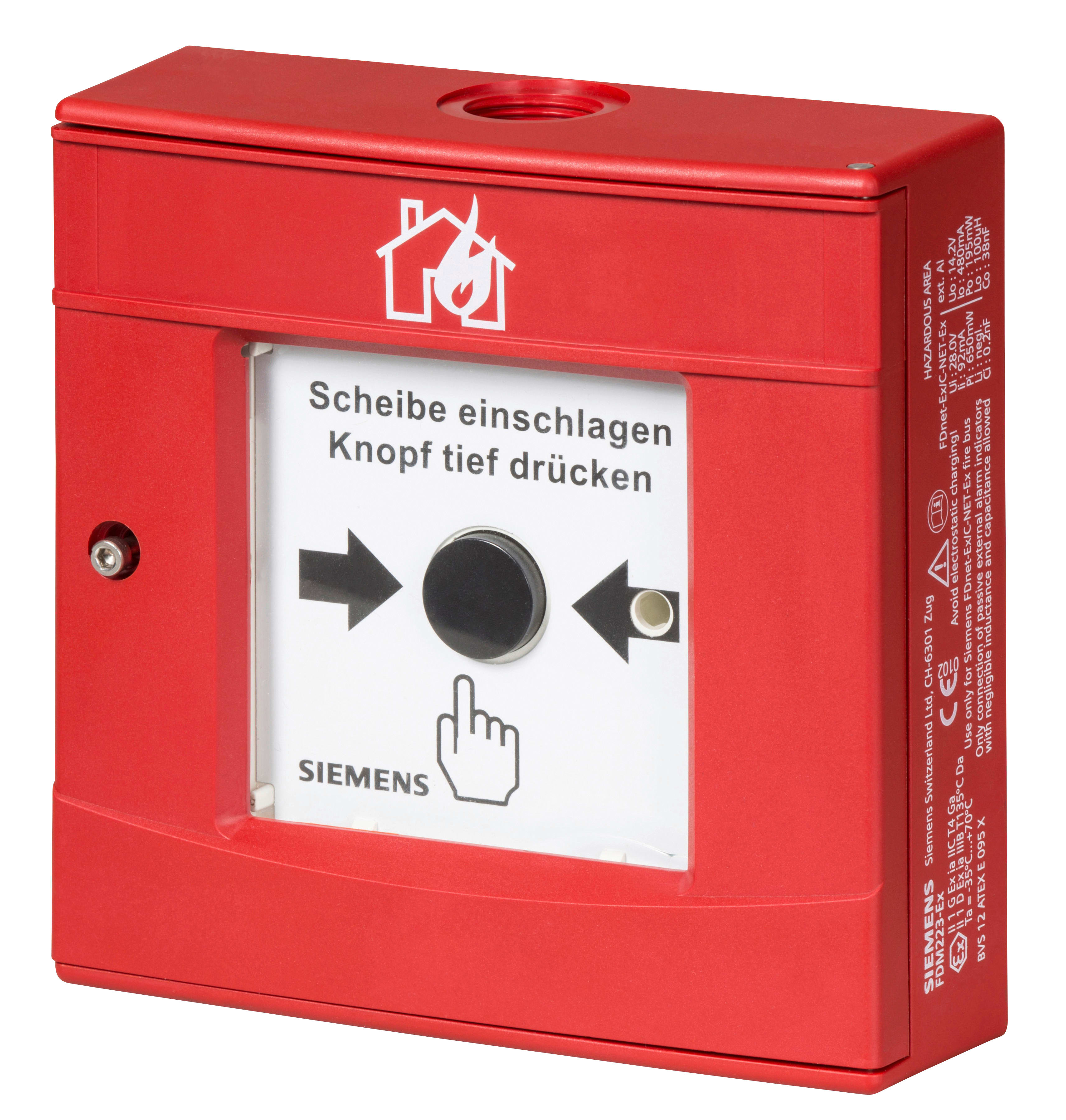 SIEMENS - FDM223-Ex Pulsante Ex indiretto