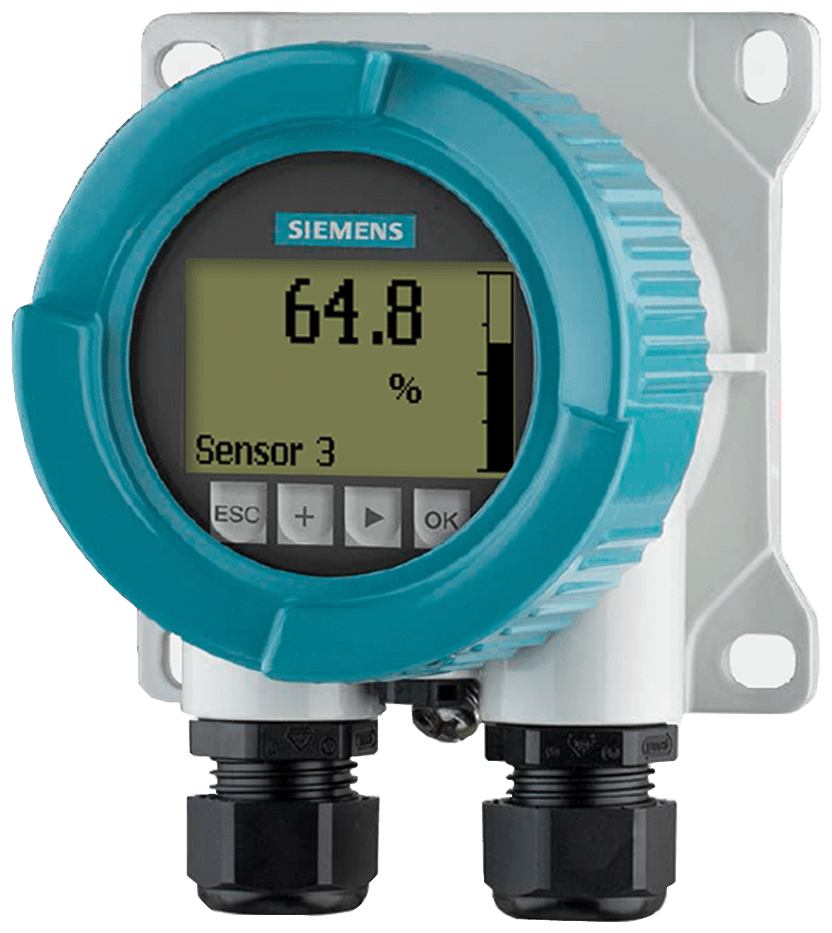 SIEMENS - SITRANS RD150 display: visualizzatore remoto digitale con configurazione per la strumentazione di processo. Visualizzatore HART o 4 - 20 mA, custod...
