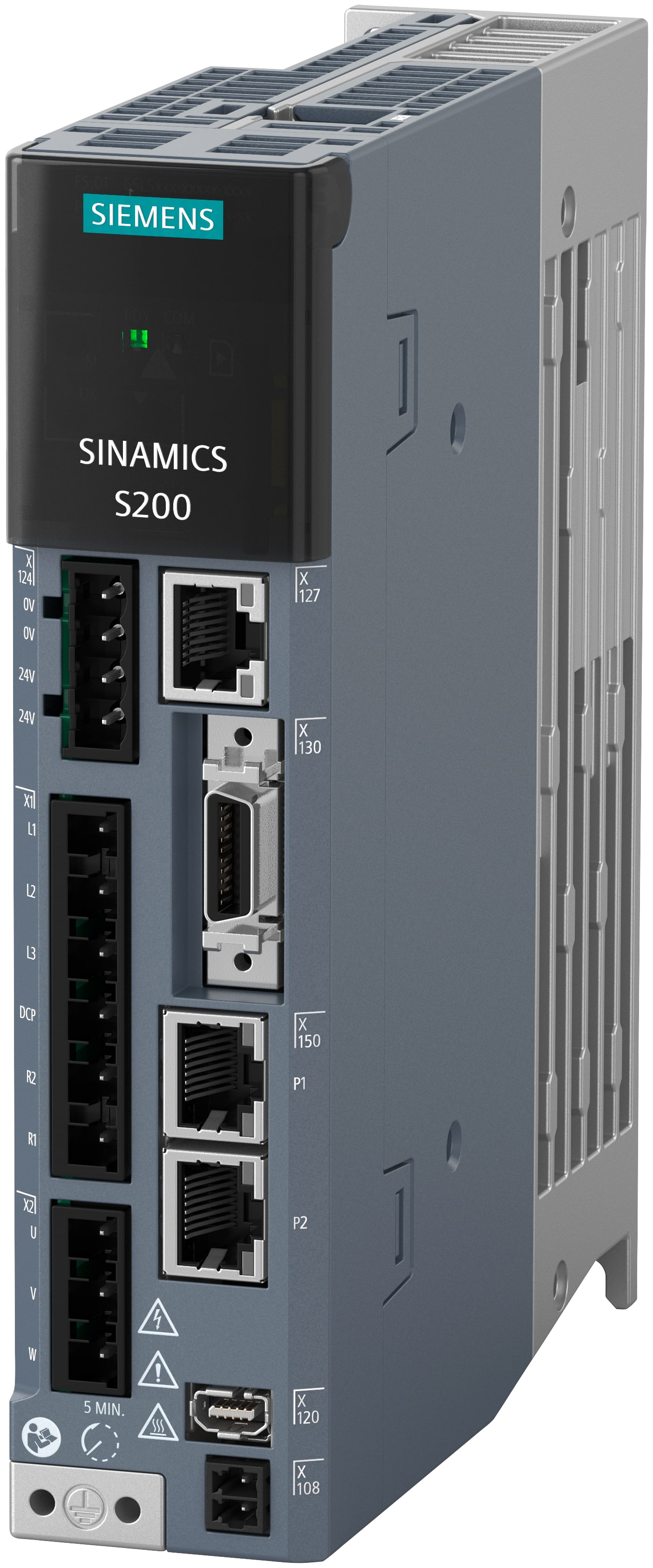 SIEMENS - SINAMICS S200 PN, 1/3 AC 200V 0.1KW 6SL55101BB101AF0