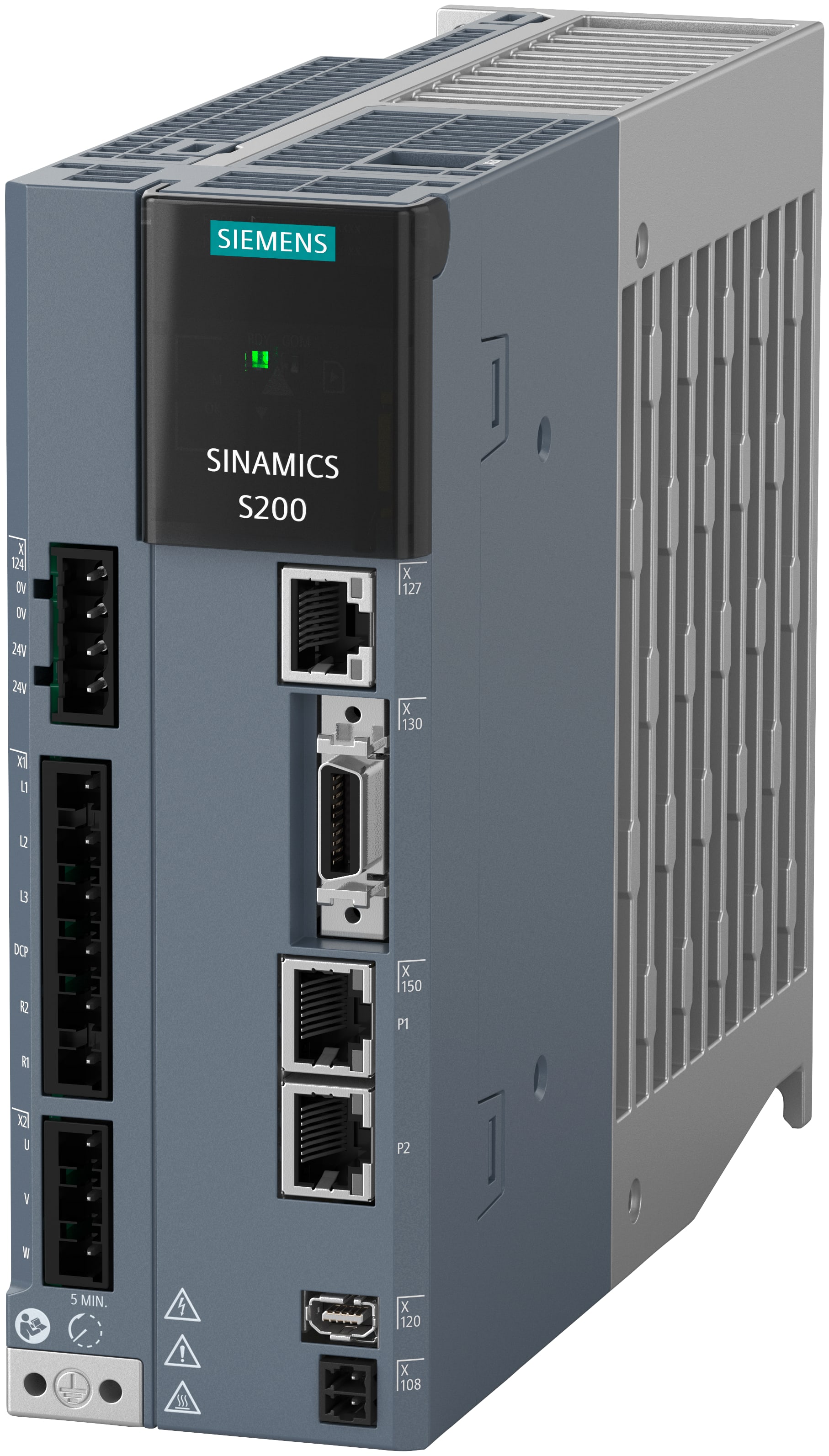 SIEMENS - SINAMICS S200 PN, 1/3 AC 200V 0.75KW 6SL55101BB108AF0