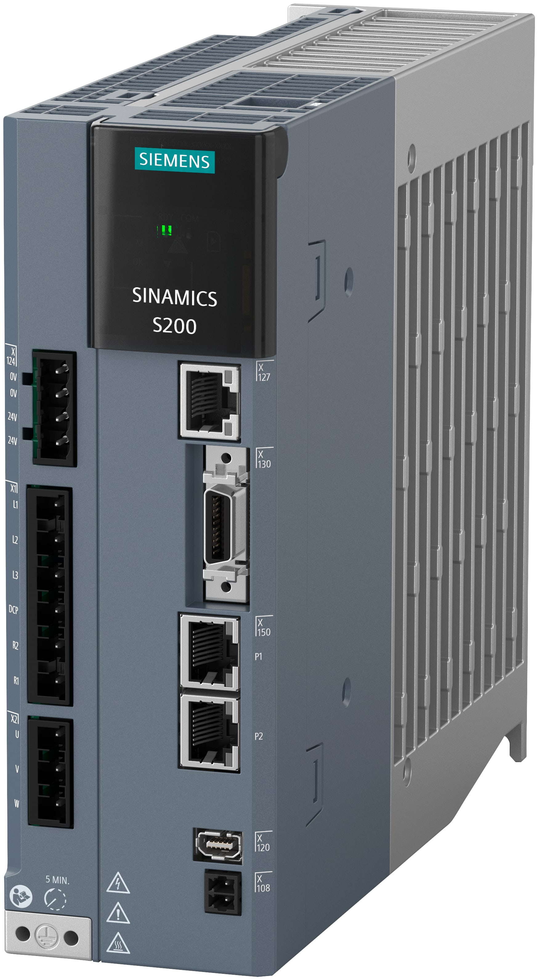 SIEMENS - SINAMICS S200 PN, 3 AC 400V 0.75KW 6SL55101BE108AF0