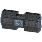 SIEMENS - SENTRON, commutatore di rete 3KC, con comando manuale, MTSE, grandezza costruttiva: 2, a 4 poli, Iu: 80 A