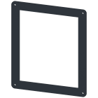 SIEMENS - Accessori per 3KC8, mostrina copriforo per sfinestratura su porta per 250 ... 630 A, 1 pezzo 3KC98204