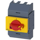 SIEMENS - Sezionatore sottocarico 16 A, grand. costr. 01, a 3 poli, comando frontale centrale, apparecchio completo