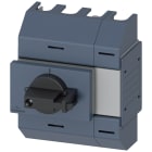 SIEMENS - Sezionatore sottocarico 32 A, grand. costr. 01, a 4 poli, comando frontale centrale, apparecchio completo