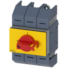SIEMENS - Sezionatore sottocarico 63 A, grand. costr. 02, a 3 poli, comando frontale centrale, apparecchio completo