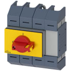 SIEMENS - Sezionatore sottocarico 63 A, grand. costr. 02, a 4 poli, comando frontale centrale, apparecchio completo 3KD03432LG203