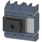 SIEMENS - Sezionatore sottocarico 80 A, grand. costr. 02, a 4 poli, comando frontale centrale, apparecchio di base