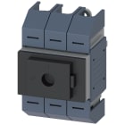 SIEMENS - Sezionatore sottocarico 125 A grand. costr. 02, a 3 poli, comando frontale centrale, apparecchio di base