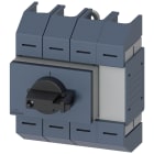 SIEMENS - Sezionatore sottocarico 125 A grand. costr. 02, a 4 poli, comando frontale centrale, apparecchio completo