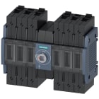 SIEMENS - Sezionatore sottocarico 16 A, grand. costr. 1, a 6 poli DC, comando frontale centrale, apparecchio di base