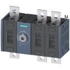 SIEMENS - Sezionatore sottocarico 400 A, grand. costr. 3, a 3 poli, comando frontale centrale, apparecchio di base