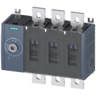 SIEMENS - Sezionatore sottocarico 500 A, grand. costr. 4, a 3 poli, comando frontale a sinistra, apparecchio di base
