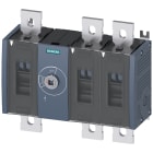 SIEMENS - Sezionatore sottocarico 500 A, grand. costr. 4, a 3 poli, comando frontale centrale, apparecchio di base