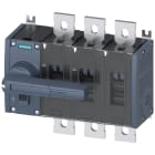 SIEMENS - Sezionatore sottocarico 500 A, grand. costr. 4, a 3 poli, comando frontale a sinistra, apparecchio completo