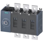 SIEMENS - Sezionatore sottocarico 500 A, grand. costr. 4, a 3 poli, comando laterale a sinistra, apparecchio di base