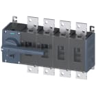 SIEMENS - Sezionatore sottocarico 1000 A, grand. costr. 5, a 4 poli, comando frontale a sinistra, apparecchio completo