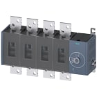 SIEMENS - Sezionatore sottocarico 1000 A, grand. costr. 5, a 4 poli, comando per parete laterale a destra, apparecchio di base