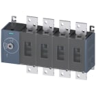 SIEMENS - Sezionatore sottocarico 1250 A, grand. costr. 5, a 4 poli, comando frontale a sinistra, apparecchio di base