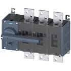 SIEMENS - Sezionatore sottocarico 2000 A, grand. costr. 5, a 3 poli, comando frontale a sinistra, apparecchio completo