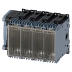 SIEMENS - Sezionatore sottocarico con fusibile 80 A, grand. costr. 1, a 4 poli, per fusibile NH grand. 000