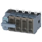 SIEMENS - Sezionatore sottocarico con fusibile 125 A, grand. costr. 2, a 4 poli, per fusibile NH grand. 000