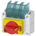 SIEMENS - SENTRON, sezionatore sottocarico 3LD, interruttore di arresto di emergenza, 3- poli, Iu: 25 A, potenza di impiego / per AC-23 A con 400 V: 9,5 kW, ...