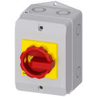 SIEMENS - SENTRON, sezionatore sottocarico 3LD, interruttore di arresto di emergenza, 3- poli, Iu: 25 A, potenza di impiego / per AC-23 A con 400 V: 9,5 kW, ...