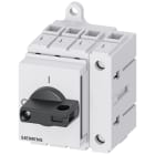 SIEMENS - Sezionatore sottocarico 3LD3, Iu 25 A interruttore principale a 3 poli + N