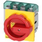 SIEMENS - SENTRON, sezionatore sottocarico 3LD5 UL, interruttore di OFF di emergenza, a 4 poli, approvato,
