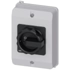 SIEMENS - Set comprendente comando rotativo nero, coperchio della custodia, giunto quadrato e 2 viti 3LD92241GH