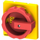 SIEMENS - Comando rotativo, selettore di comando, colore rosso/giallo, per custodia in materiale isolante, per 16 ... 32 A,