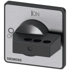 SIEMENS - Comando rotativo, selettore di comando nero, per custodia in materiale isolante, bloccabile