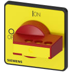 SIEMENS - Comando rotativo, selettore di comando rosso/giallo, per custodia in materiale isolante, bloccabile