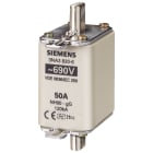 SIEMENS - Cartuccia fusibile NH, NH00, In: 80 A, gG, Un AC: 690 V, Un DC: 250 V