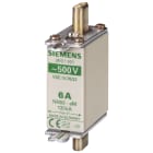 SIEMENS - Cartuccia fusibile NH, NH000, In: 10 A, aM, Un AC: 500 V, segnalazione frontale 3ND1803