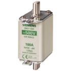 SIEMENS - Cartuccia fusibile NH, NH00, In: 100 A, aM, Un AC: 500 V, segnalazione frontale