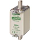 SIEMENS - Cartuccia fusibile NH, NH00, In: 125 A, aM, Un AC: 500 V, segnalazione frontale