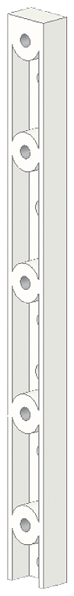 SIEMENS - Accessori per sezionatori sottocarico verticali a fusibili 3NJ41 supporto porta-sbarre, trifase