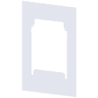 SIEMENS - Copertura di sistema 215 x 130 mm, per grandezza costruttiva NH000, accessori 3NP19231DA00